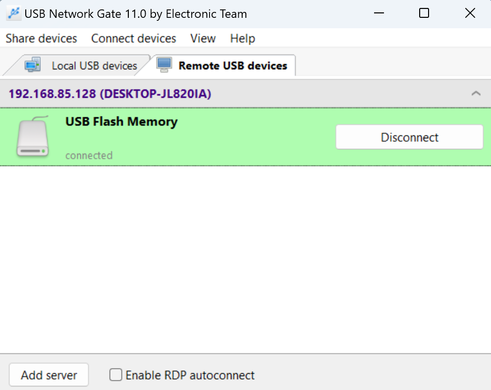 Remote USB devices