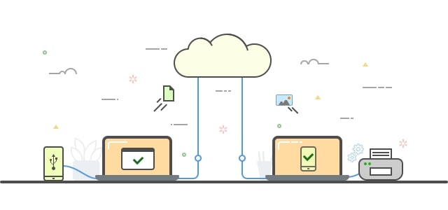 Sharing a USB printer over Wi-Fi