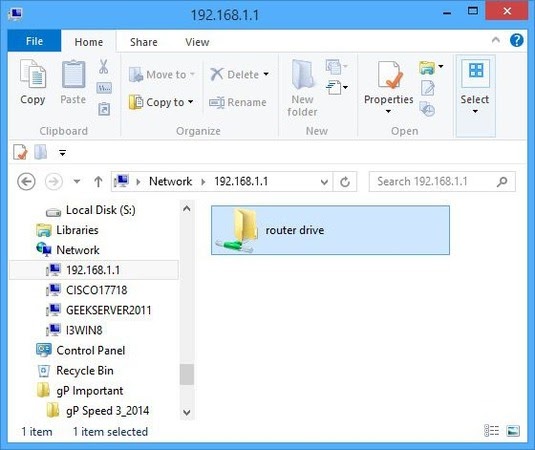 External hard drive over Ethernet